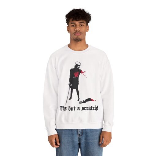⚔️ ‘Tis But a Scratch Unisex Sweatshirt – Brave the Chill Like a Limbless Legend - Image 5