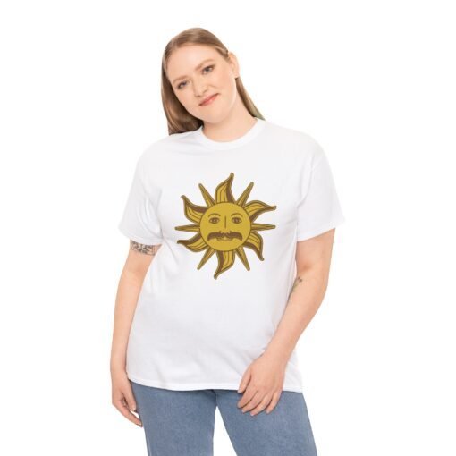 🌞 King Arthur’s Sun Emblem Unisex T-Shirt – Comedy, Majesty, Cotton - Image 4