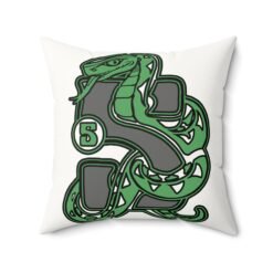 Alternative view of 🐍 House of Snake Faux Suede Throw Pillow – Where Charm Meets Comfort