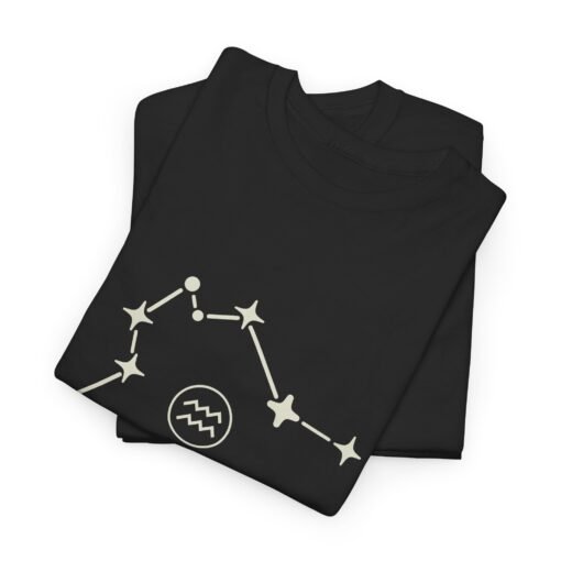 Aquarius Zodiac Constellation Unisex T-Shirt - Image 3