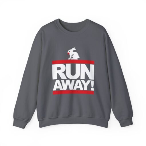 🐇 RUN AWAY Unisex Sweatshirt – Dangerously Funny, Surprisingly Cozy - Image 13