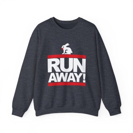 🐇 RUN AWAY Unisex Sweatshirt – Dangerously Funny, Surprisingly Cozy - Image 11