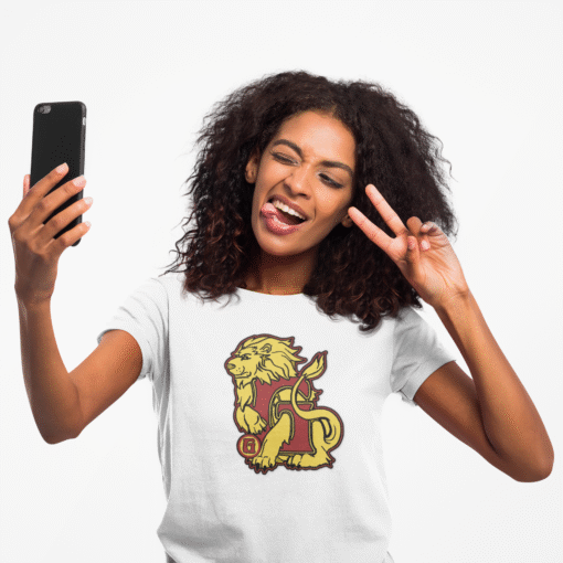 🦁 House of Lion Women’s Cotton T-Shirt – Bravery with a Feminine Edge - Image 18