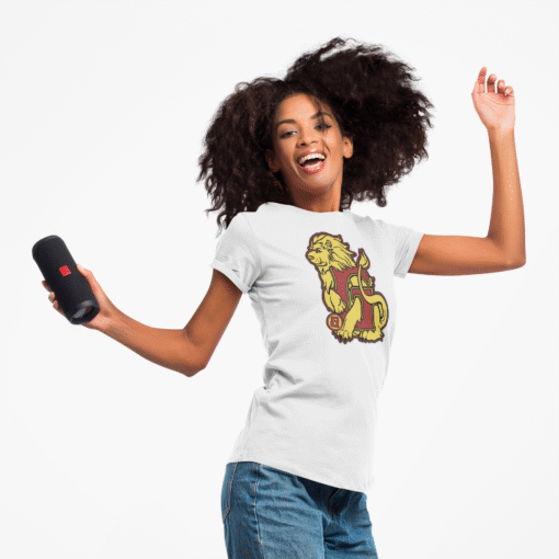 🦁 House of Lion Women’s Cotton T-Shirt – Bravery with a Feminine Edge - Image 20