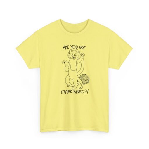 🐱🧶 Are You Not Entertained? Unisex T-Shirt – Feline Drama at Its Finest - Image 16