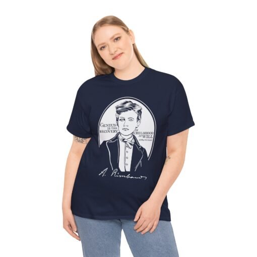 🎨🧠 Arthur Rimbaud Unisex T-Shirt – Genius Never Grows Old - Image 4