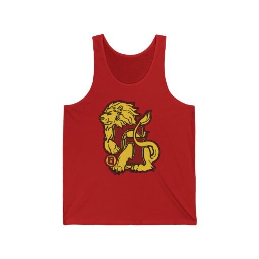 🦁 House of Lion Unisex Jersey Tank Top – Bold, Brave, and Sleeveless - Image 10
