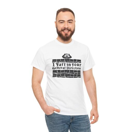 💨 I Fart in Your General Direction Unisex T-Shirt – Bold Insults, British Style - Image 2