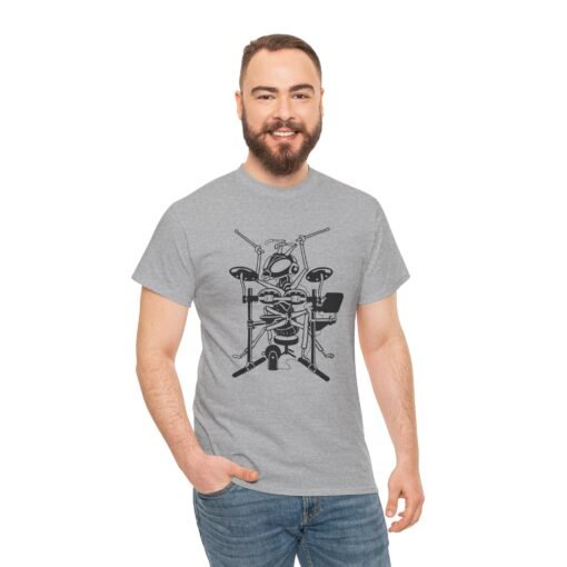 🐜🥁 Drumming Ant Unisex T-Shirt – Tiny Beats, Big Vibes - Image 4