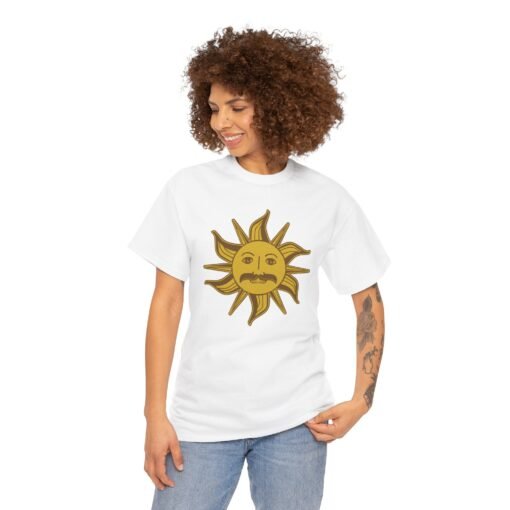 🌞 King Arthur’s Sun Emblem Unisex T-Shirt – Comedy, Majesty, Cotton - Image 3