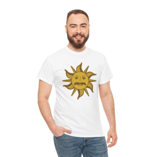 🌞 King Arthur’s Sun Emblem Unisex T-Shirt – Comedy, Majesty, Cotton - Image 2