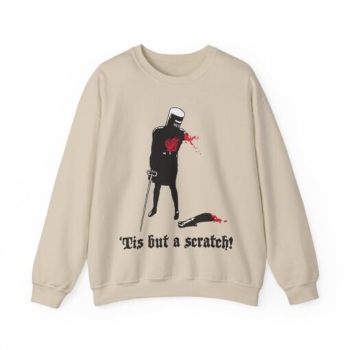 ⚔️ ‘Tis But a Scratch Unisex Sweatshirt – Brave the Chill Like a Limbless Legend - Image 11