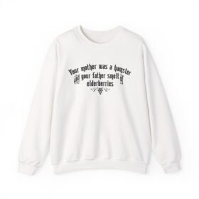 😂 Your Mother Was a Hamster Unisex Sweatshirt – Medieval Insults Never Felt So Cozy