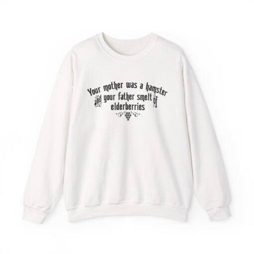 😂 Your Mother Was a Hamster Unisex Sweatshirt – Medieval Insults Never Felt So Cozy