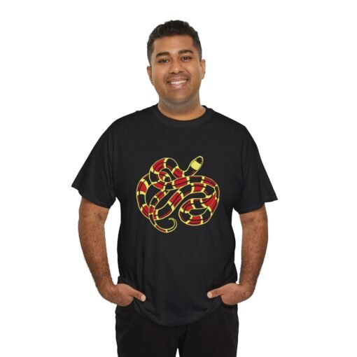 🐍🔥 Curled Coral Snake Unisex T-Shirt – Dangerously Stylish, Naturally Bold - Image 7