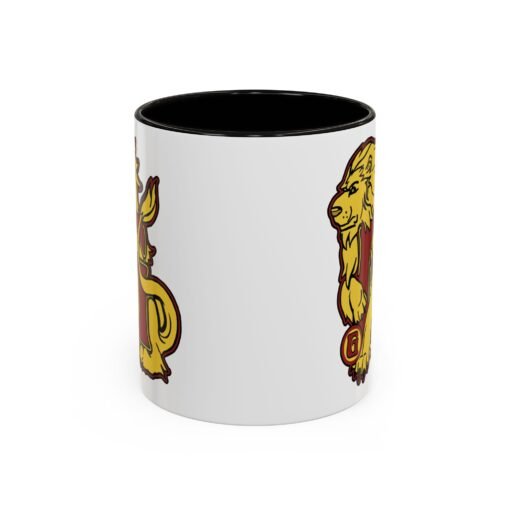 🦁 House of Lion Accent Color Mug – Sip with Courage - Image 5
