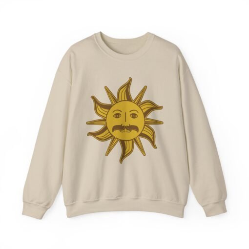 🌞 King Arthur’s Sun Emblem Unisex Sweatshirt – Absurd Majesty, Maximum Comfort - Image 7