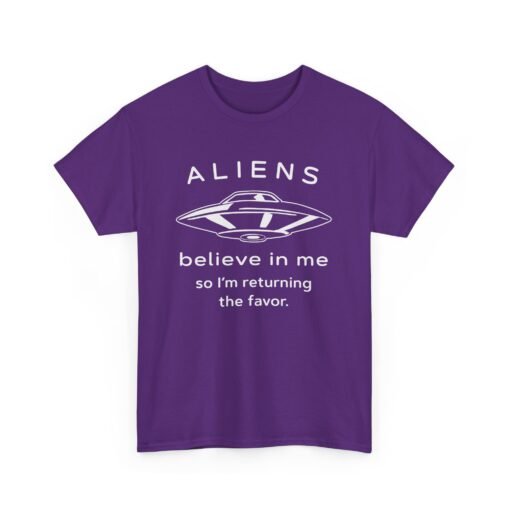 Aliens Believe In Me Unisex T-Shirt - Image 16