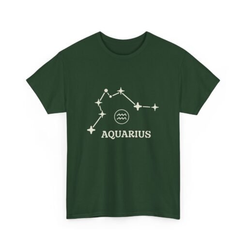 Aquarius Zodiac Constellation Unisex T-Shirt - Image 14