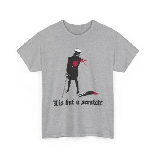 ⚔️ 'Tis But a Scratch Unisex Heavy Cotton T-Shirt – Bold, Brash & Barely Bleeding - Image 12