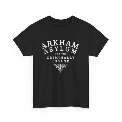 Arkham Asylum Superhero Villain Unisex Tee - Image 13