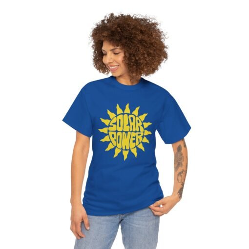 ☀️⚡ Solar Power Unisex T-Shirt – Radiate Energy, Naturally - Image 2