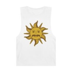 🌞 King Arthur’s Sun Emblem Unisex Barnard Tank – Quest in Comfort, Laugh in Style