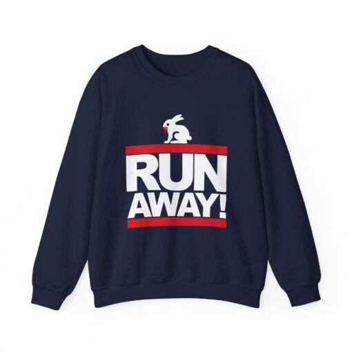 🐇 RUN AWAY Unisex Sweatshirt – Dangerously Funny, Surprisingly Cozy - Image 15