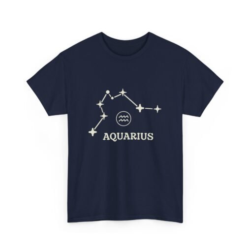 Aquarius Zodiac Constellation Unisex T-Shirt - Image 17