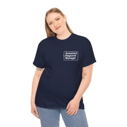 📛🤣 “Assistant to the Regional Manager” Unisex T-Shirt – For the Not-Quite-in-Charge - Image 4