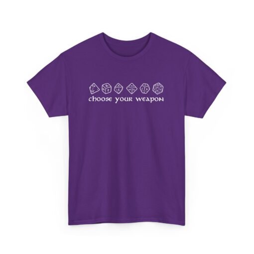 🎲⚔️ Choose Your Weapon Unisex T-Shirt – Roll with Style - Image 19