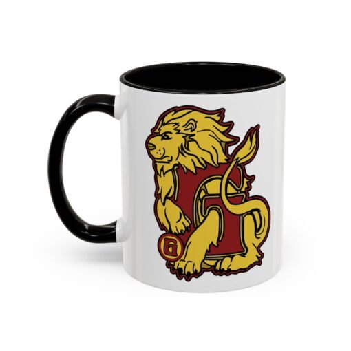 🦁 House of Lion Accent Color Mug – Sip with Courage - Image 8