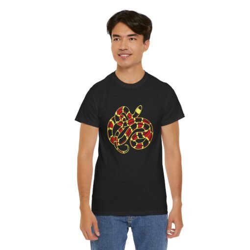 🐍🔥 Curled Coral Snake Unisex T-Shirt – Dangerously Stylish, Naturally Bold - Image 8