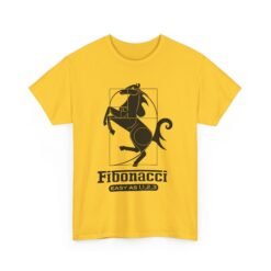 🏎️📐 Fibonacci Horsepower Unisex T-Shirt – Speed Meets Sacred Geometry