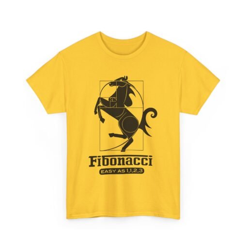 🏎️📐 Fibonacci Horsepower Unisex T-Shirt – Speed Meets Sacred Geometry