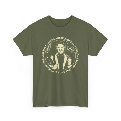Billions And Billions Unisex T-Shirt Carl Sagan Science - Image 16