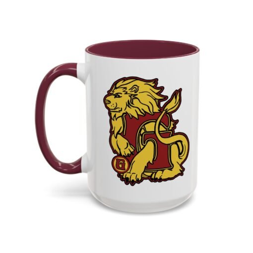🦁 House of Lion Accent Color Mug – Sip with Courage - Image 19