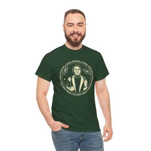 Billions And Billions Unisex T-Shirt Carl Sagan Science - Image 4