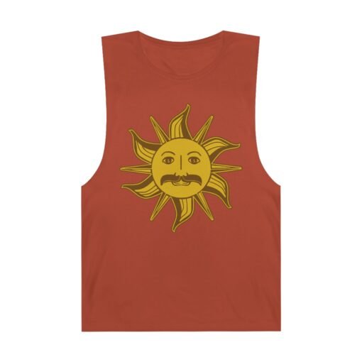 🌞 King Arthur’s Sun Emblem Unisex Barnard Tank – Quest in Comfort, Laugh in Style - Image 5