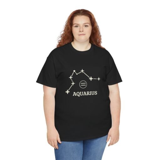 Aquarius Zodiac Constellation Unisex T-Shirt - Image 7