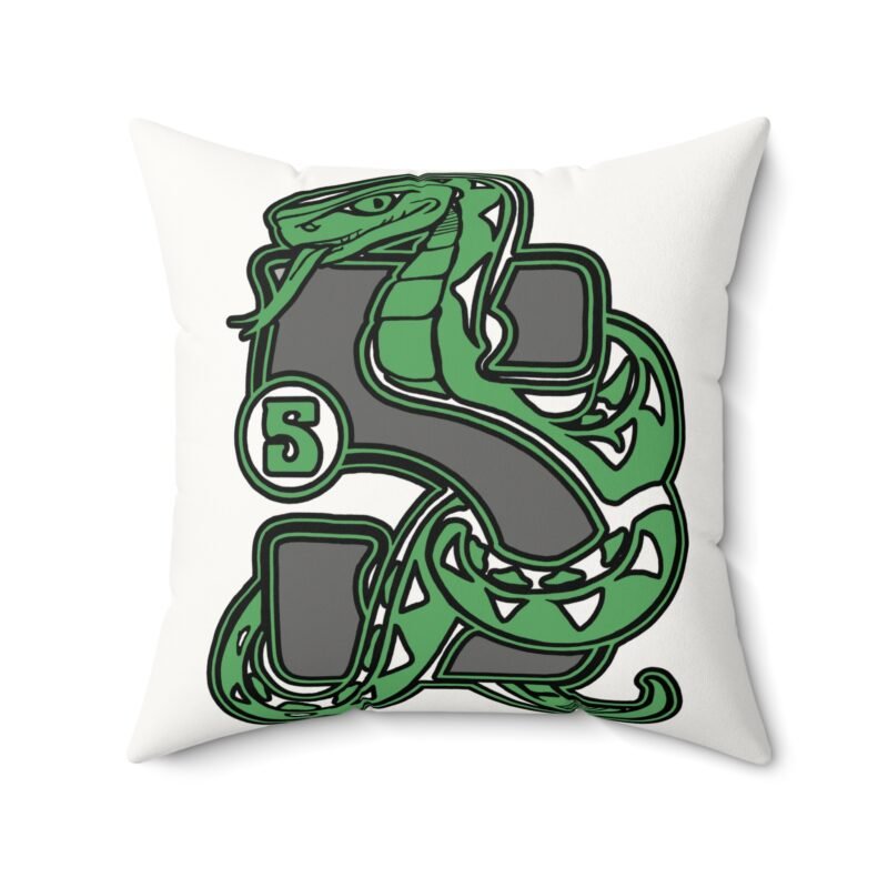 🐍 House of Snake Faux Suede Throw Pillow – Where Charm Meets Comfort