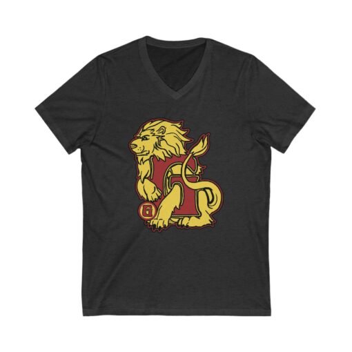 🦁 House of Lion Unisex V-Neck T-Shirt – Bravery With a Bold Edge - Image 7
