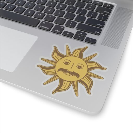 🌞 King Arthur’s Sun Emblem Indoor Sticker – A Radiant Relic of Absurdity - Image 17