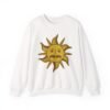 🌞 King Arthur’s Sun Emblem Unisex Sweatshirt – Absurd Majesty, Maximum Comfort