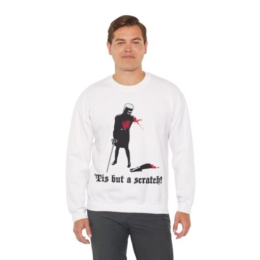⚔️ ‘Tis But a Scratch Unisex Sweatshirt – Brave the Chill Like a Limbless Legend - Image 6