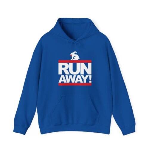 🐇 RUN AWAY Unisex Hoodie – The Killer Rabbit Strikes Again - Image 10