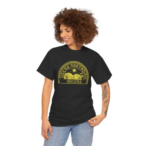🚀👕 USCSS Nostromo Unisex T-Shirt – Sci-Fi Classic, Crew-Approved - Image 2