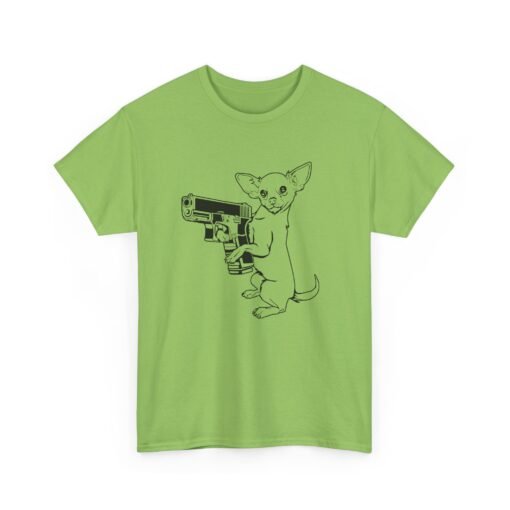 🔫🐾 Armed Chihuahua Unisex T-Shirt – Small Dog, Big Attitude - Image 19