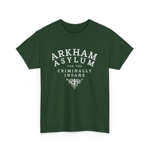 Arkham Asylum Superhero Villain Unisex Tee - Image 17