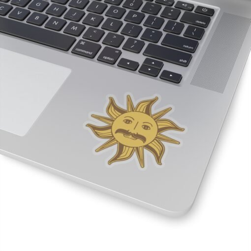 🌞 King Arthur’s Sun Emblem Indoor Sticker – A Radiant Relic of Absurdity - Image 11